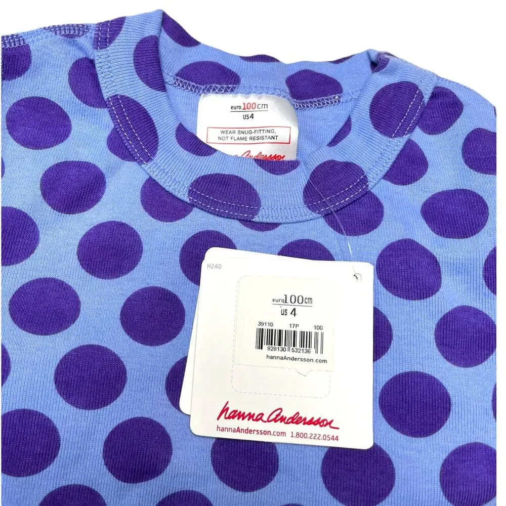 Hanna Andersson Short Sleeve Polka Dot Pajamas